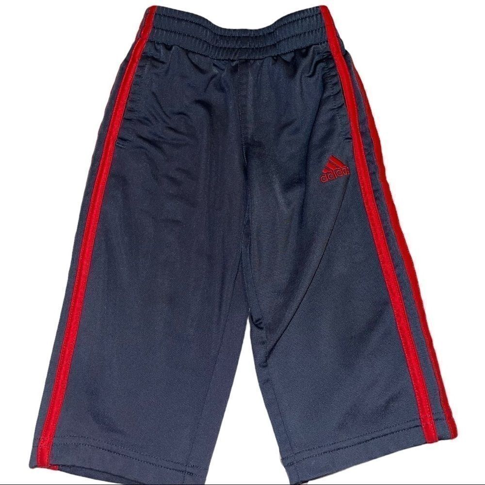 Adidas Grey Striped Toddler Jogging Pants